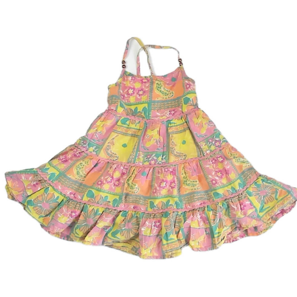 Etta Vee Girls Pink | Yellow Dress size: 4T